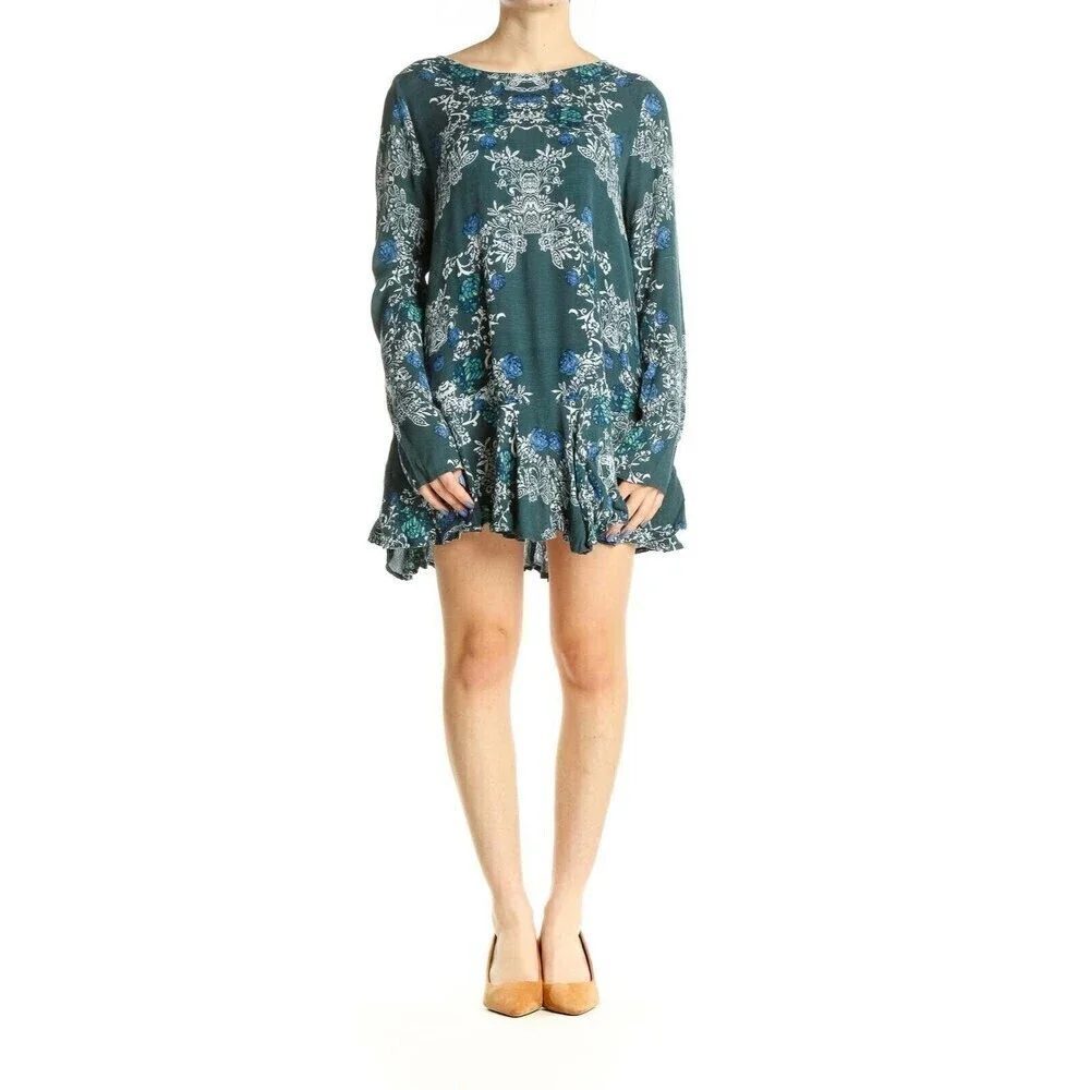Free People Womens Size XS Multicolor Free People Smooth Talker Tunic Dress